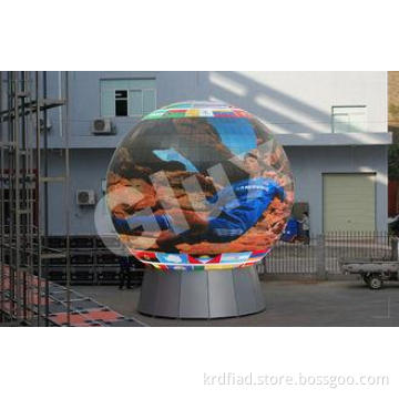 P 10 Animation Photo Curved LED Screen Outdoor Advertising